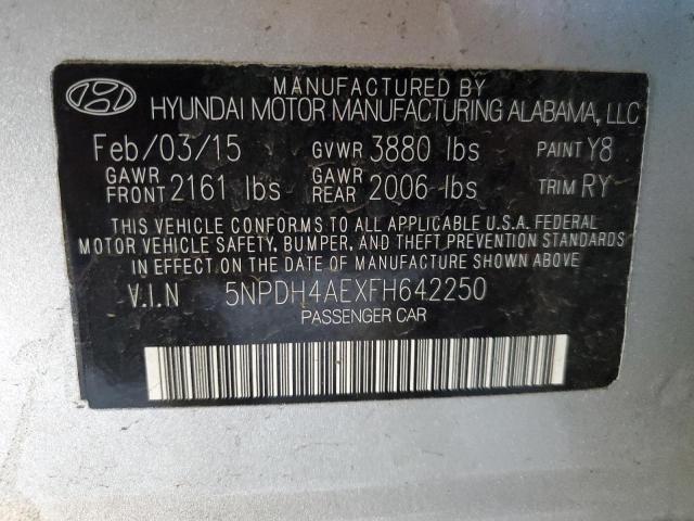 Photo 11 VIN: 5NPDH4AEXFH642250 - HYUNDAI ELANTRA 