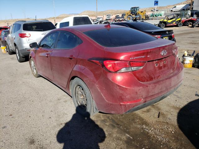 Photo 2 VIN: 5NPDH4AEXGH693376 - HYUNDAI ELANTRA 