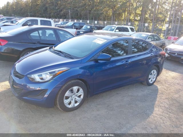 Photo 1 VIN: 5NPDH4AEXGH697377 - HYUNDAI ELANTRA 