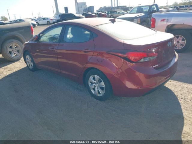 Photo 2 VIN: 5NPDH4AEXGH703792 - HYUNDAI ELANTRA 