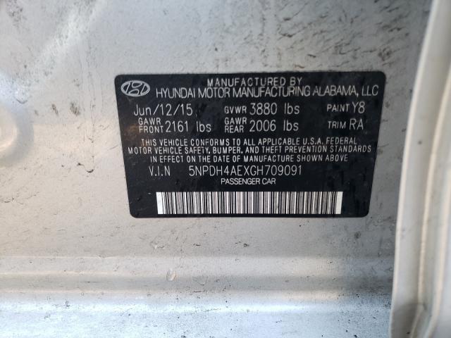 Photo 9 VIN: 5NPDH4AEXGH709091 - HYUNDAI ELANTRA SE 