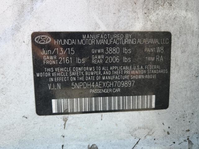 Photo 11 VIN: 5NPDH4AEXGH709897 - HYUNDAI ELANTRA SE 