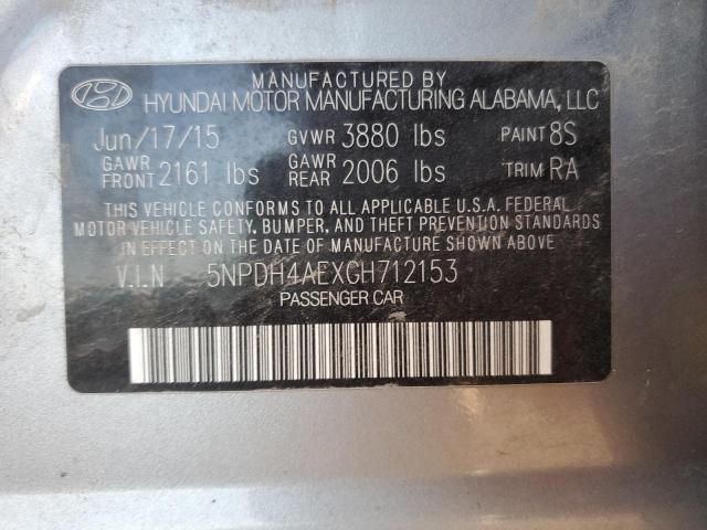 Photo 11 VIN: 5NPDH4AEXGH712153 - HYUNDAI ELANTRA 