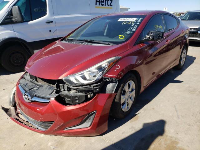 Photo 1 VIN: 5NPDH4AEXGH712248 - HYUNDAI ELANTRA SE 