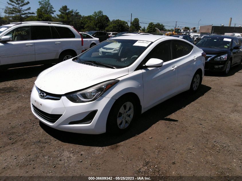 Photo 1 VIN: 5NPDH4AEXGH720270 - HYUNDAI ELANTRA 