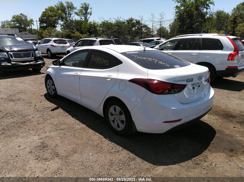 Photo 2 VIN: 5NPDH4AEXGH720270 - HYUNDAI ELANTRA 