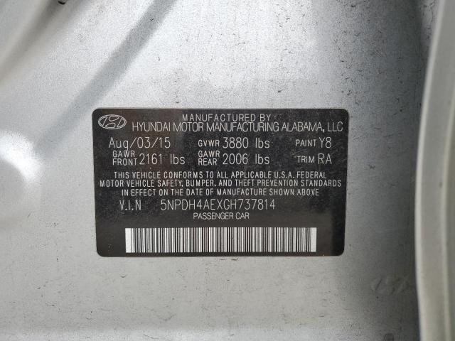 Photo 11 VIN: 5NPDH4AEXGH737814 - HYUNDAI ELANTRA SE 