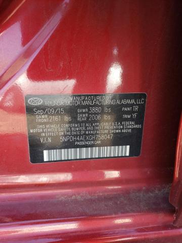 Photo 11 VIN: 5NPDH4AEXGH758047 - HYUNDAI ELANTRA SE 