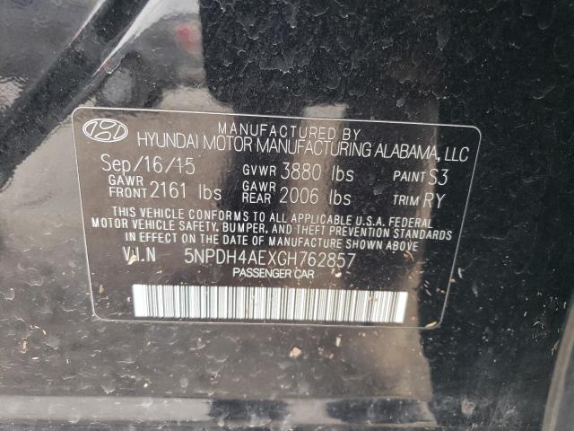 Photo 11 VIN: 5NPDH4AEXGH762857 - HYUNDAI ELANTRA SE 