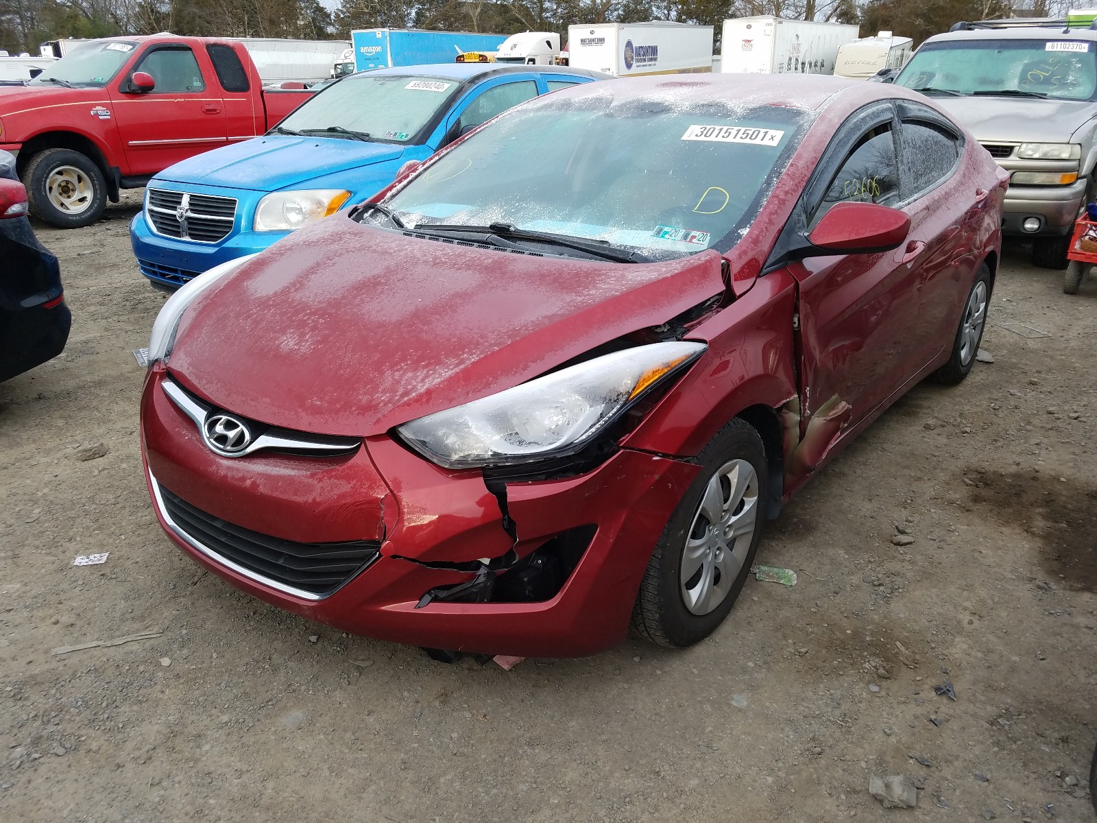 Photo 1 VIN: 5NPDH4AEXGH798239 - HYUNDAI ELANTRA SE 