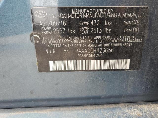 Photo 12 VIN: 5NPE24AA0GH423656 - HYUNDAI SONATA ECO 