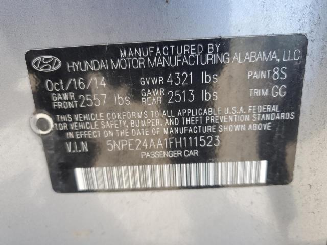 Photo 11 VIN: 5NPE24AA1FH111523 - HYUNDAI SONATA 