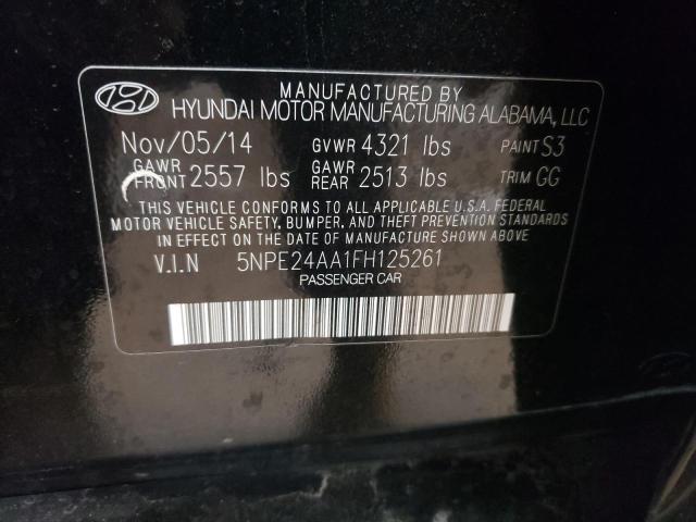 Photo 11 VIN: 5NPE24AA1FH125261 - HYUNDAI SONATA ECO 