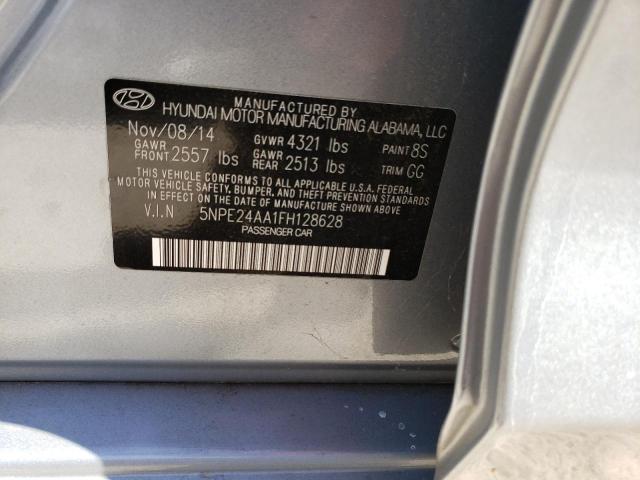 Photo 9 VIN: 5NPE24AA1FH128628 - HYUNDAI SONATA ECO 