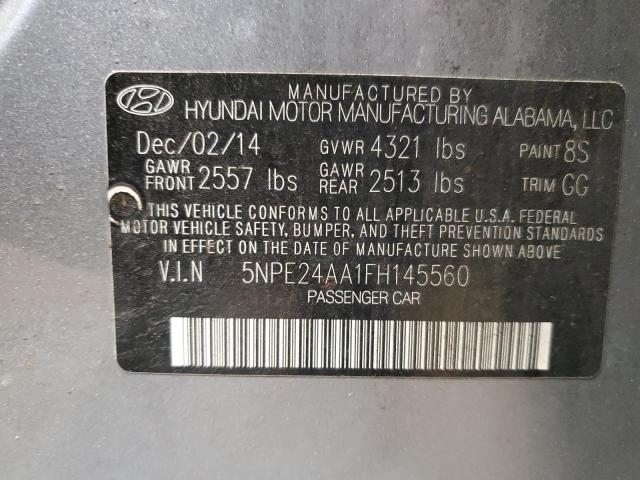 Photo 11 VIN: 5NPE24AA1FH145560 - HYUNDAI SONATA ECO 