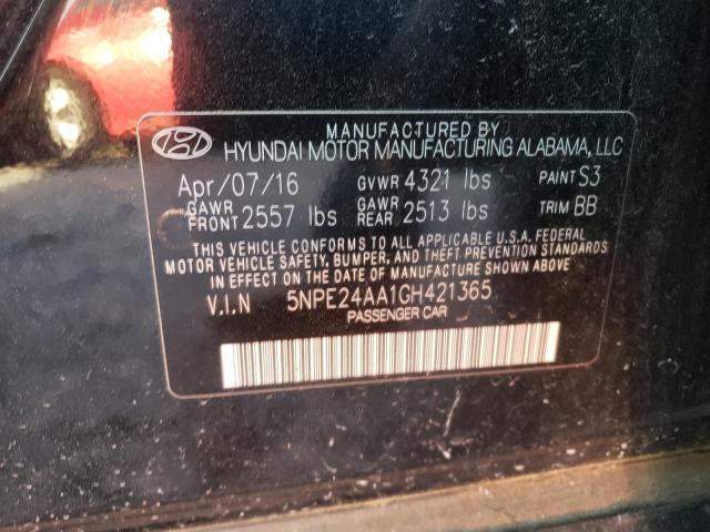 Photo 11 VIN: 5NPE24AA1GH421365 - HYUNDAI SONATA ECO 