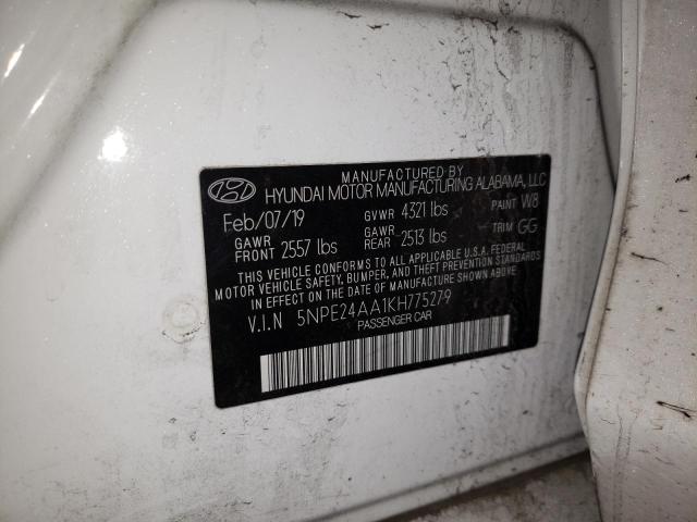 Photo 12 VIN: 5NPE24AA1KH775279 - HYUNDAI SONATA ECO 