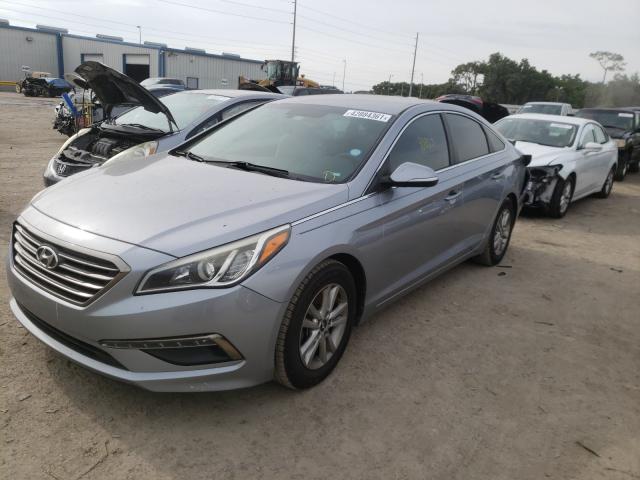 Photo 1 VIN: 5NPE24AA2FH124717 - HYUNDAI SONATA ECO 