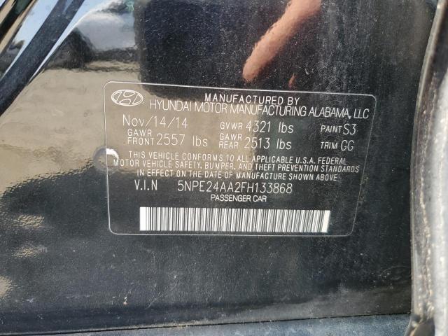 Photo 11 VIN: 5NPE24AA2FH133868 - HYUNDAI SONATA ECO 