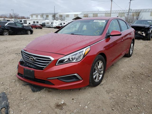 Photo 1 VIN: 5NPE24AA2HH441156 - HYUNDAI SONATA ECO 