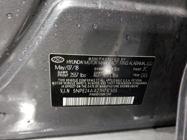 Photo 11 VIN: 5NPE24AA2JH710505 - HYUNDAI SONATA ECO 