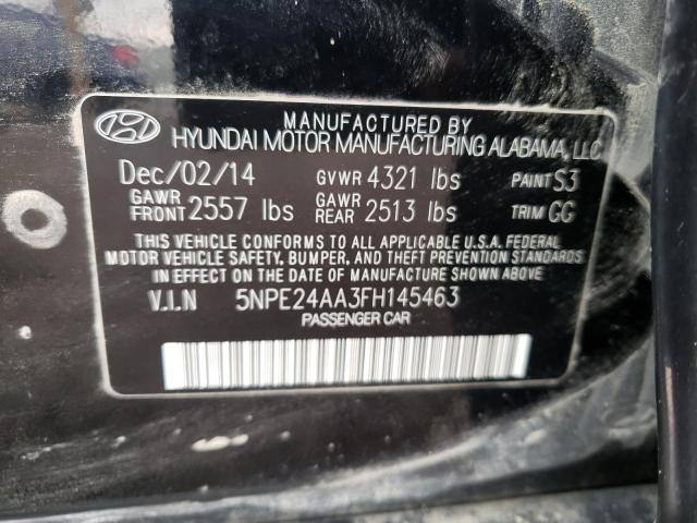 Photo 9 VIN: 5NPE24AA3FH145463 - HYUNDAI SONATA ECO 