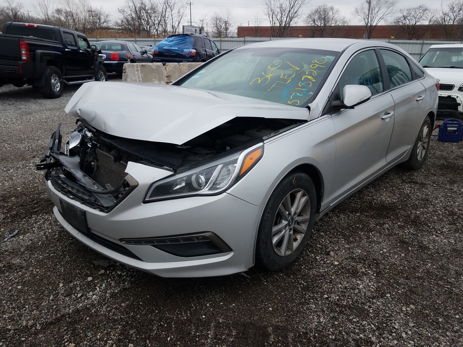 Photo 1 VIN: 5NPE24AA3GH350332 - HYUNDAI SONATA ECO 