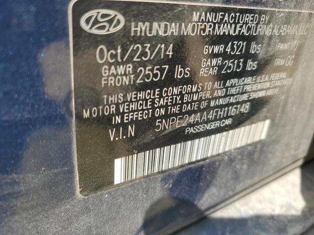 Photo 11 VIN: 5NPE24AA4FH116148 - HYUNDAI SONATA ECO 