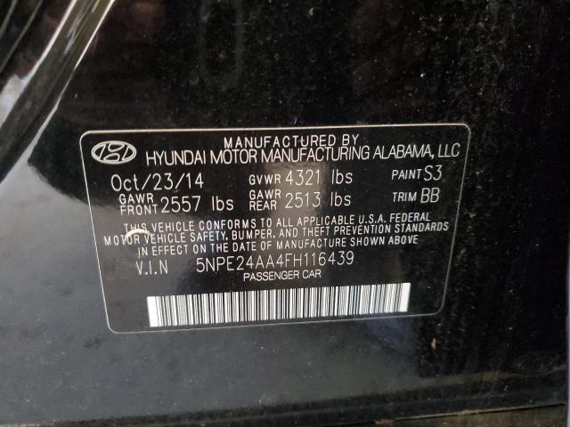 Photo 11 VIN: 5NPE24AA4FH116439 - HYUNDAI SONATA ECO 