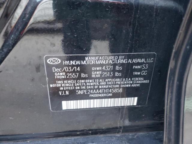 Photo 9 VIN: 5NPE24AA4FH145858 - HYUNDAI SONATA ECO 