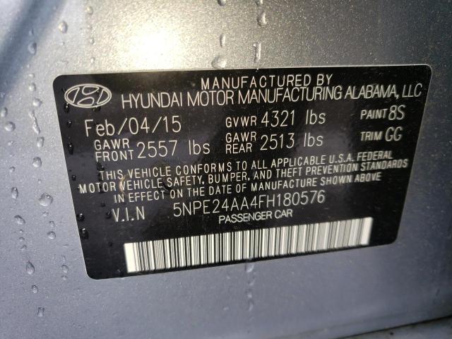 Photo 11 VIN: 5NPE24AA4FH180576 - HYUNDAI SONATA ECO 