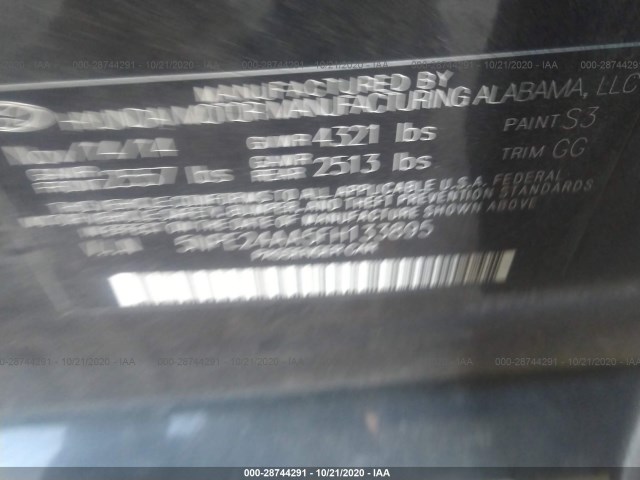 Photo 8 VIN: 5NPE24AA5FH133895 - HYUNDAI SONATA 