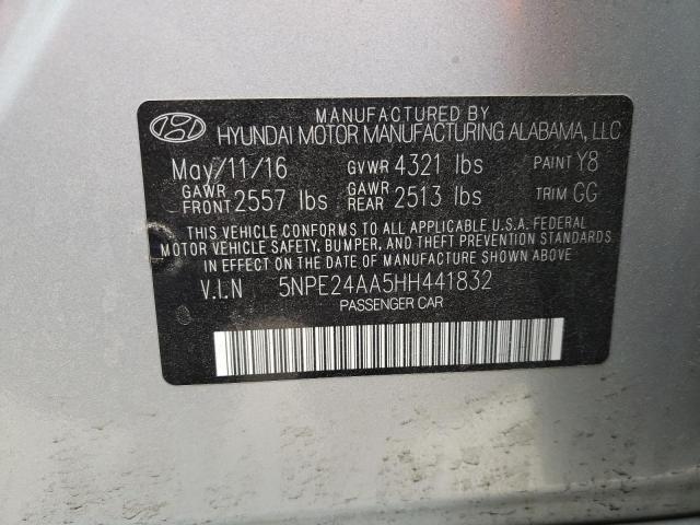 Photo 9 VIN: 5NPE24AA5HH441832 - HYUNDAI SONATA ECO 