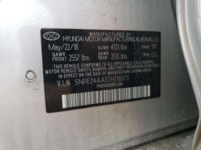 Photo 11 VIN: 5NPE24AA5JH716573 - HYUNDAI SONATA ECO 