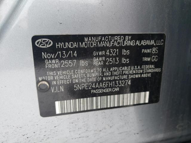 Photo 11 VIN: 5NPE24AA6FH133274 - HYUNDAI SONATA ECO 