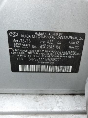 Photo 11 VIN: 5NPE24AA6FH208779 - HYUNDAI SONATA ECO 