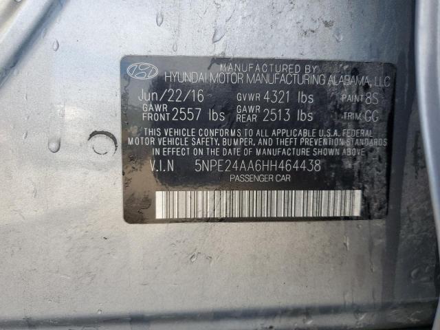 Photo 11 VIN: 5NPE24AA6HH464438 - HYUNDAI SONATA 