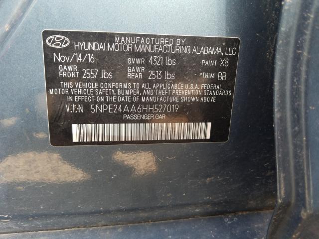 Photo 9 VIN: 5NPE24AA6HH527019 - HYUNDAI SONATA ECO 