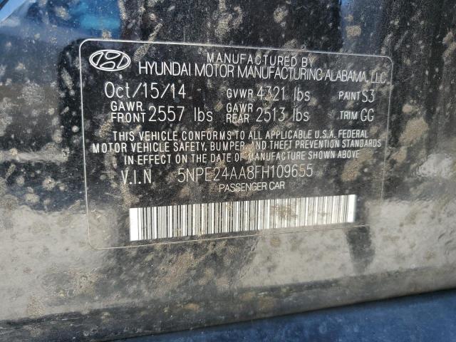 Photo 11 VIN: 5NPE24AA8FH109655 - HYUNDAI SONATA ECO 