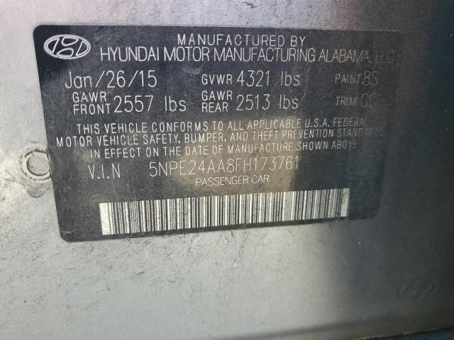 Photo 12 VIN: 5NPE24AA8FH173761 - HYUNDAI SONATA 