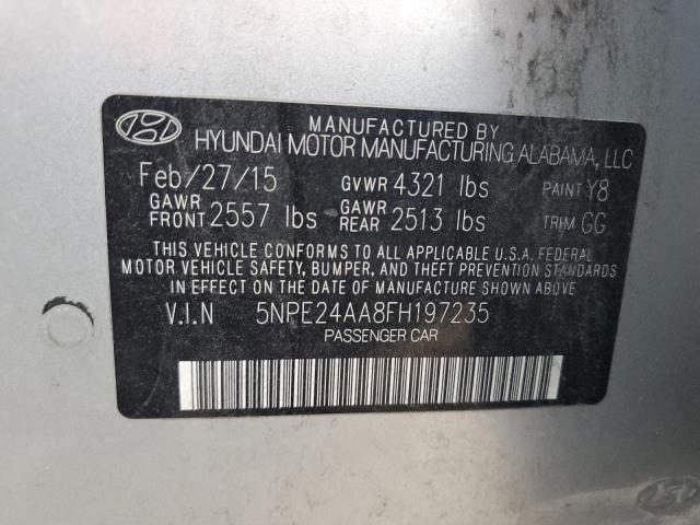 Photo 11 VIN: 5NPE24AA8FH197235 - HYUNDAI SONATA ECO 