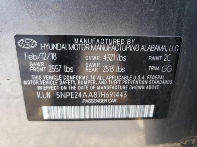 Photo 12 VIN: 5NPE24AA8JH691443 - HYUNDAI SONATA ECO 