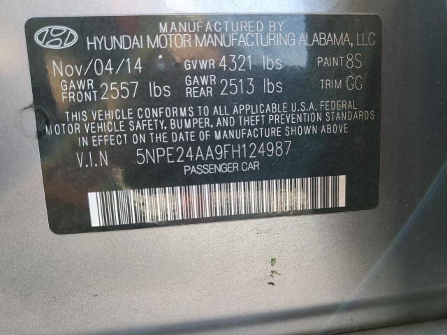 Photo 11 VIN: 5NPE24AA9FH124987 - HYUNDAI SONATA ECO 