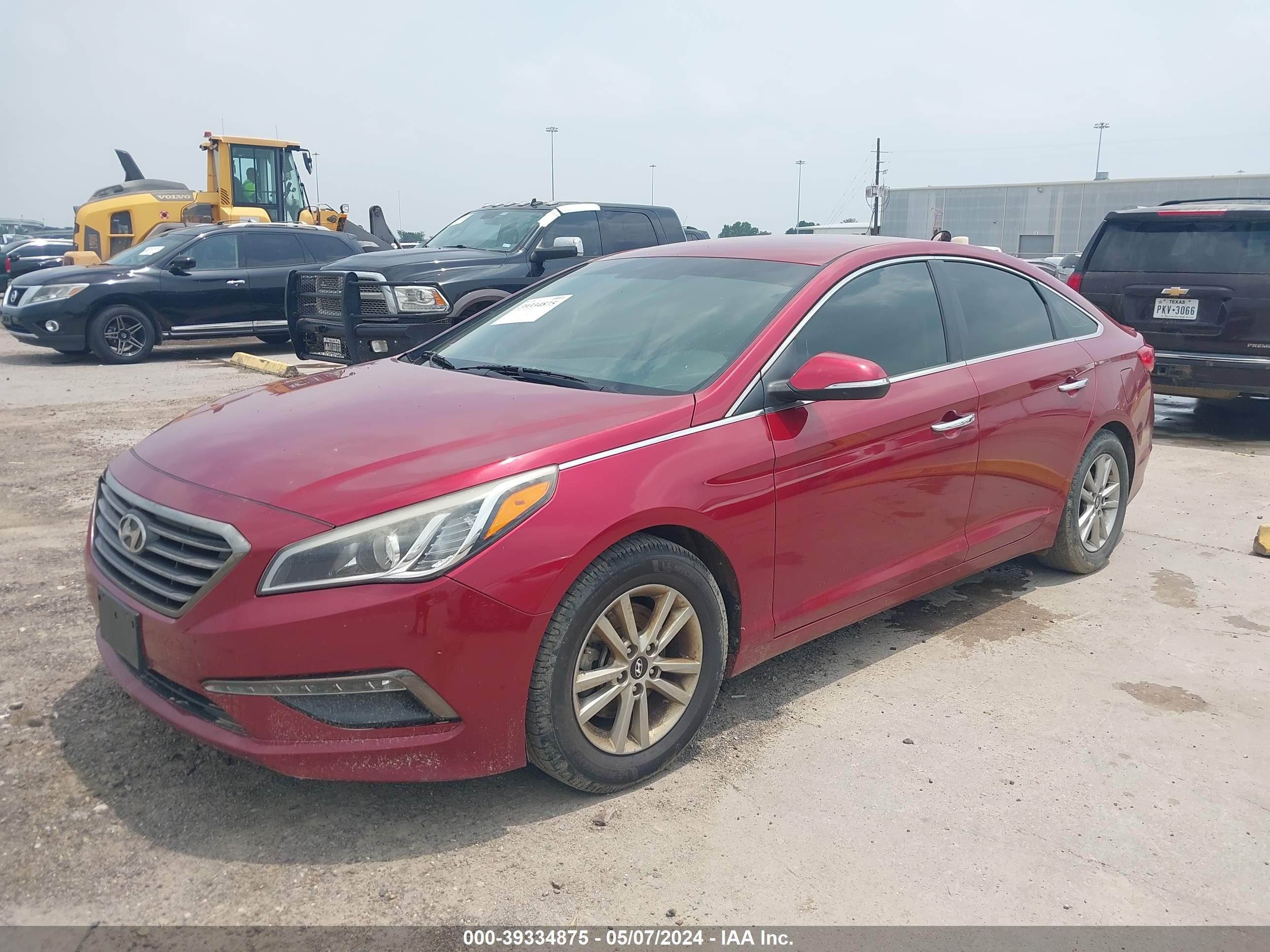 Photo 1 VIN: 5NPE24AA9FH244448 - HYUNDAI SONATA 