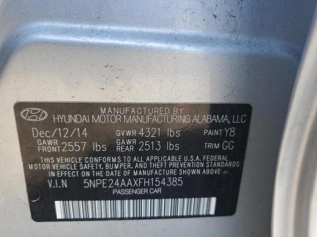 Photo 11 VIN: 5NPE24AAXFH154385 - HYUNDAI SONATA ECO 