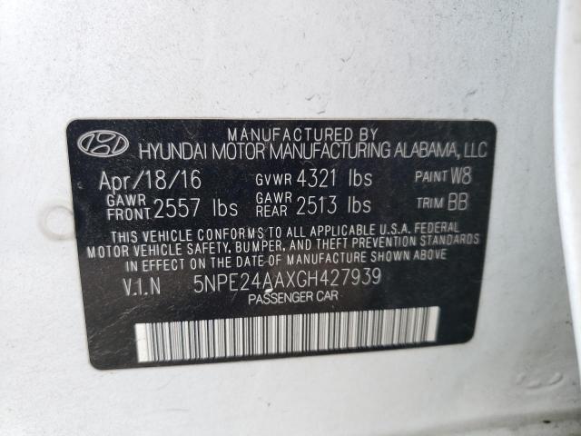 Photo 11 VIN: 5NPE24AAXGH427939 - HYUNDAI SONATA ECO 