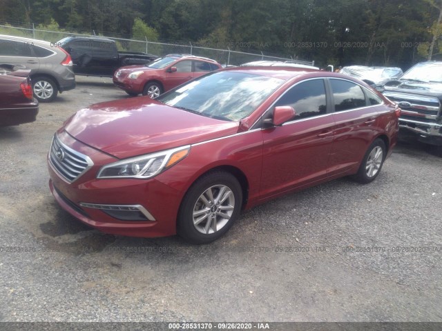 Photo 1 VIN: 5NPE24AF0FH006368 - HYUNDAI SONATA 