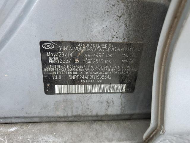 Photo 11 VIN: 5NPE24AF0FH008542 - HYUNDAI SONATA SE 