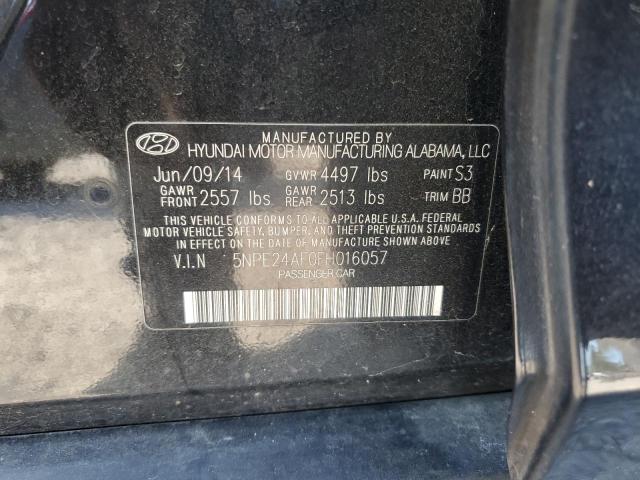 Photo 11 VIN: 5NPE24AF0FH016057 - HYUNDAI SONATA 