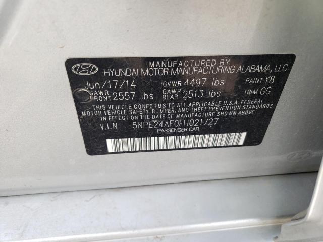 Photo 11 VIN: 5NPE24AF0FH021727 - HYUNDAI SONATA SE 